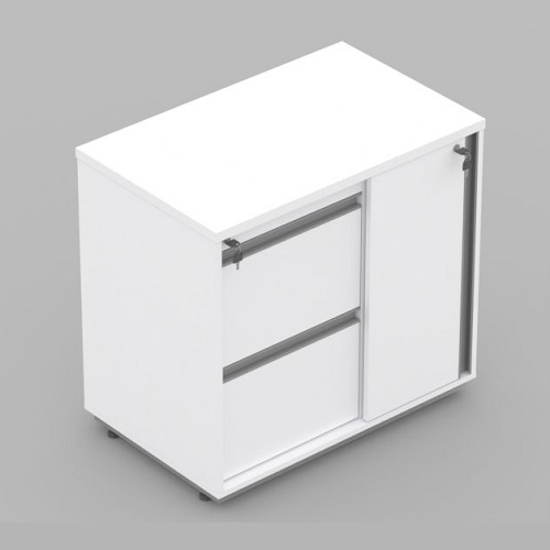 ARMÁRIO BAIXO 2 GAVETAS PARA PASTA SUSPENSA (SOLUTIONS)