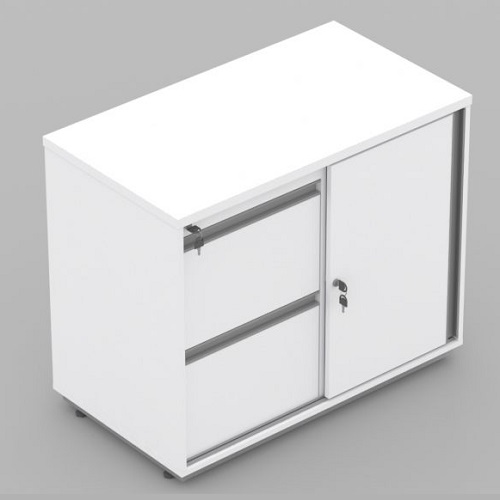 ARMÁRIO BAIXO 2G COM PORTAS DE CORRER (SOLUTIONS)
