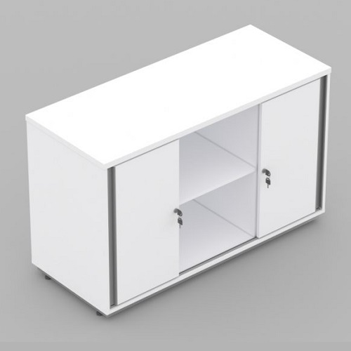 ARMÁRIO CREDENZA COM NICHO PORTAS DE CORRER