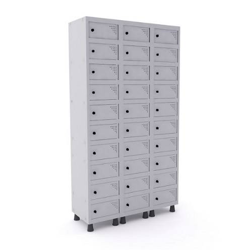 ARMÁRIO PORTA OBJETOS COM 30 PORTAS COM PITÃO (APOP503/30)