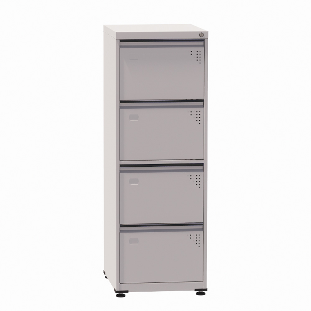 ARQUIVO DE AÇO COM 4 GAVETAS COM CARRINHO TELESCÓPIO (4RPTCM)