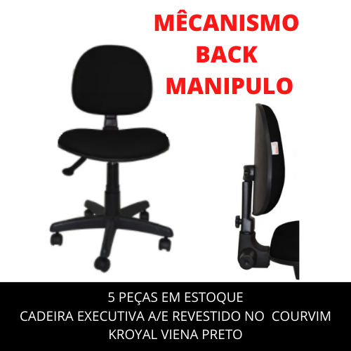 CADEIRA BACK SYSTEM MANIPULO SEM BRAÇO