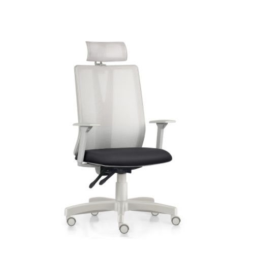 CADEIRA ERGONÔMICA ADDIT ESPALDAR ALTO COM APOIO DE CABEÇA