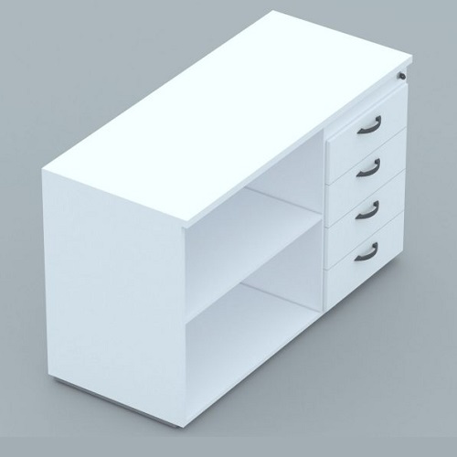 ESTANTE CREDENZA COM 4 GAVETAS (PAINEL)