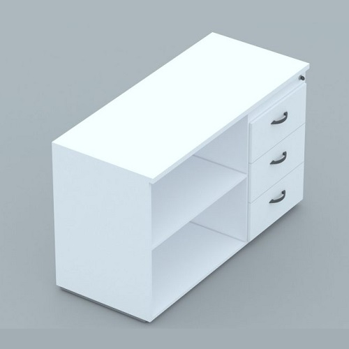 ESTANTE CREDENZA COM NICHO E GAVETAS (PAINEL)