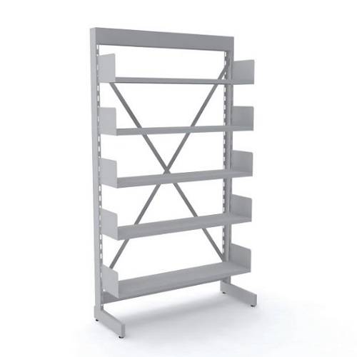 ESTANTE DE AÇO BIBLIOTECA SEM BASE COM 6 PRATELEIRAS DE PAREDE (EBP2300)