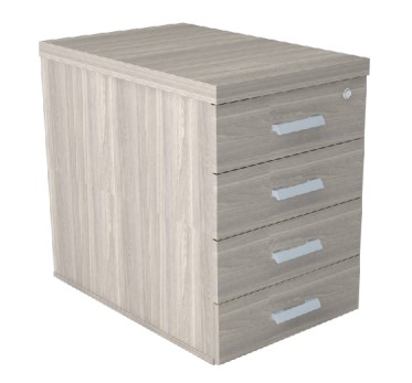 Gaveteiro Diretiva 4 Gavetas  | Linha Prima Impact