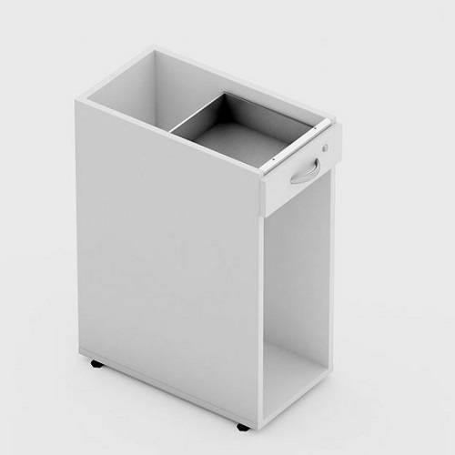 GAVETEIRO PEDESTAL COM PUXADORES EM ALÇA GOLD  (OT GGVP3055)