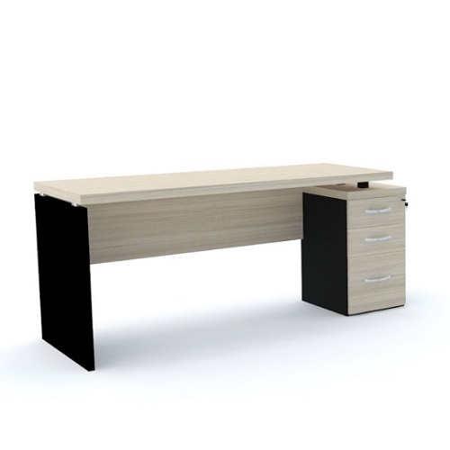 MESA COM PÉ GAVETEIRO C/ 3 GAVETAS PE40 (MPGPE40)
