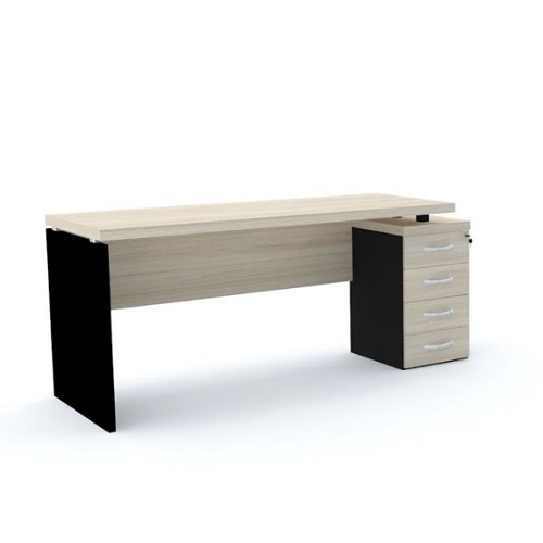 MESA COM PÉ GAVETEIRO C/ 4 GAVETAS PE40 (MPGPE40)