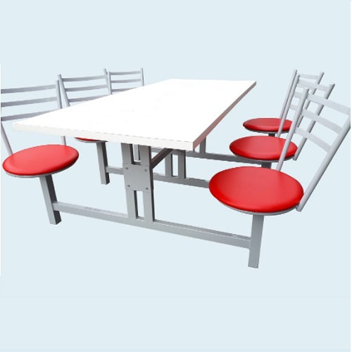 MESA DE REFEITÓRIO 3 TIRAS ESTOFADO