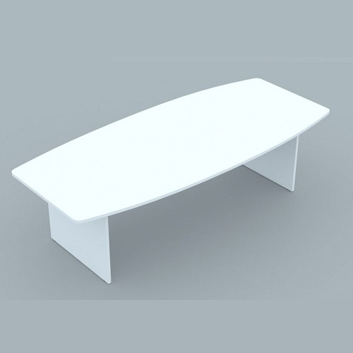 MESA DE REUNIÃO SEMI OVAL#25mm (PAINEL)