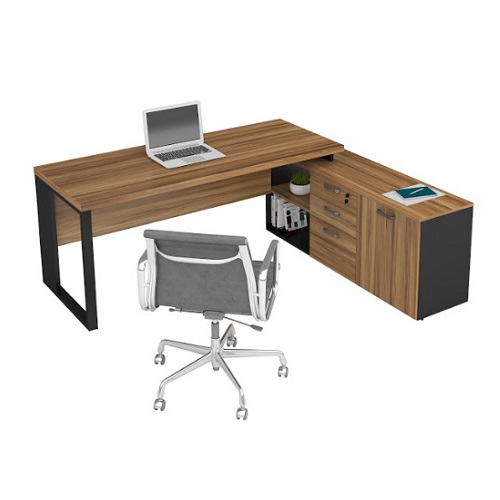 MESA EM L COM ARMÁRIO BALCÃO (START)