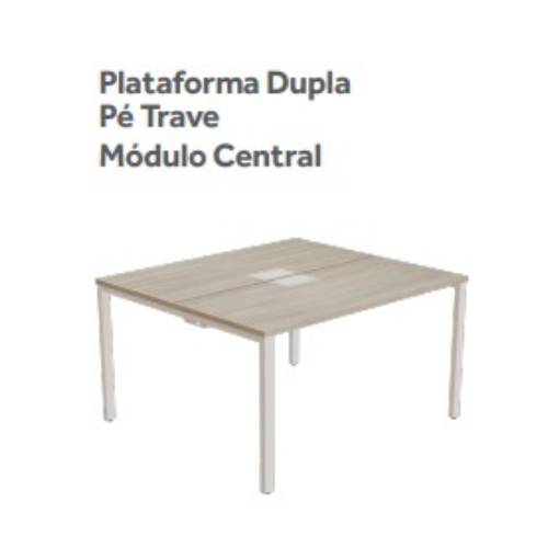 PLATAFORMA DUPLA CENTRAL PÉ TRAVE PROMA ARQ 25mm
