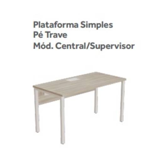 PLATAFORMA SIMPLES CENTRAL PÉ TRAVE PRIMA ARQ 25mm