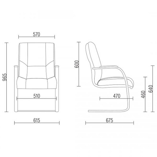 POLTRONA DIRETOR NEW ONIX GIRATÓRIA