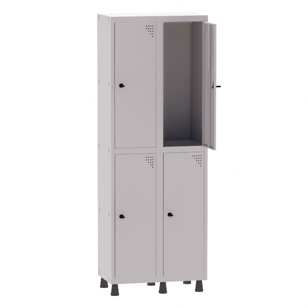 ROUPEIRO DE AÇO 4 PORTAS COM PITÃO
