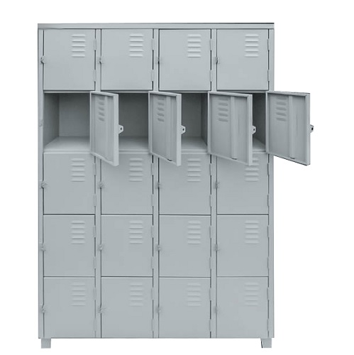 ROUPEIRO DE AÇO COM 20 PORTAS GRANDES
