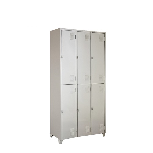 ROUPEIRO DE AÇO COM 6 PORTAS GRANDES